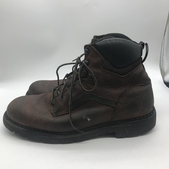 red wing 926 dynaforce supersole mens 13D brown leather round soft toe boots - Picture 1 of 15